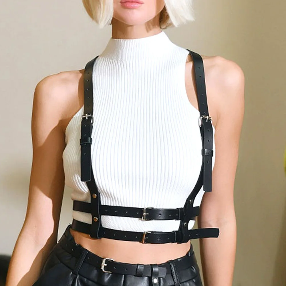 Ladies Fashion High Quality Temperament Straps Personality Punk Nightclub Bondage Waist Belts for Women Luxury Designer Brand
Ladies Fashion High Quality Temperament Straps Personality Punk Nightclub Bondage Waist Belts for Women Luxury Designer Brand