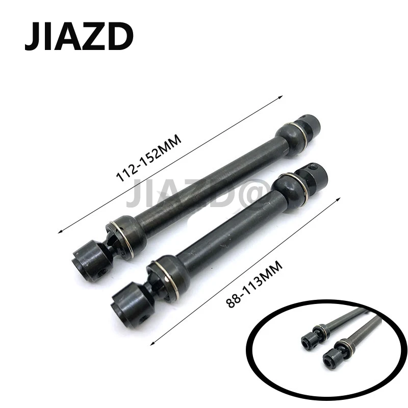 1 шт. 88-113 мм/112-152 мм тяжелый металлический стальной приводной вал для Axial SCX10 90046 RC4WD D90 Wraith Радиоуправляемый гусеничный автомобиль, запасные части 
1 шт. 88-113 мм/112-152 мм тяжелый металлический стальной приводной вал для Axial SCX10 90046 RC4WD D90 Wraith Радиоуправляемый гусеничный автомобиль, запасные части