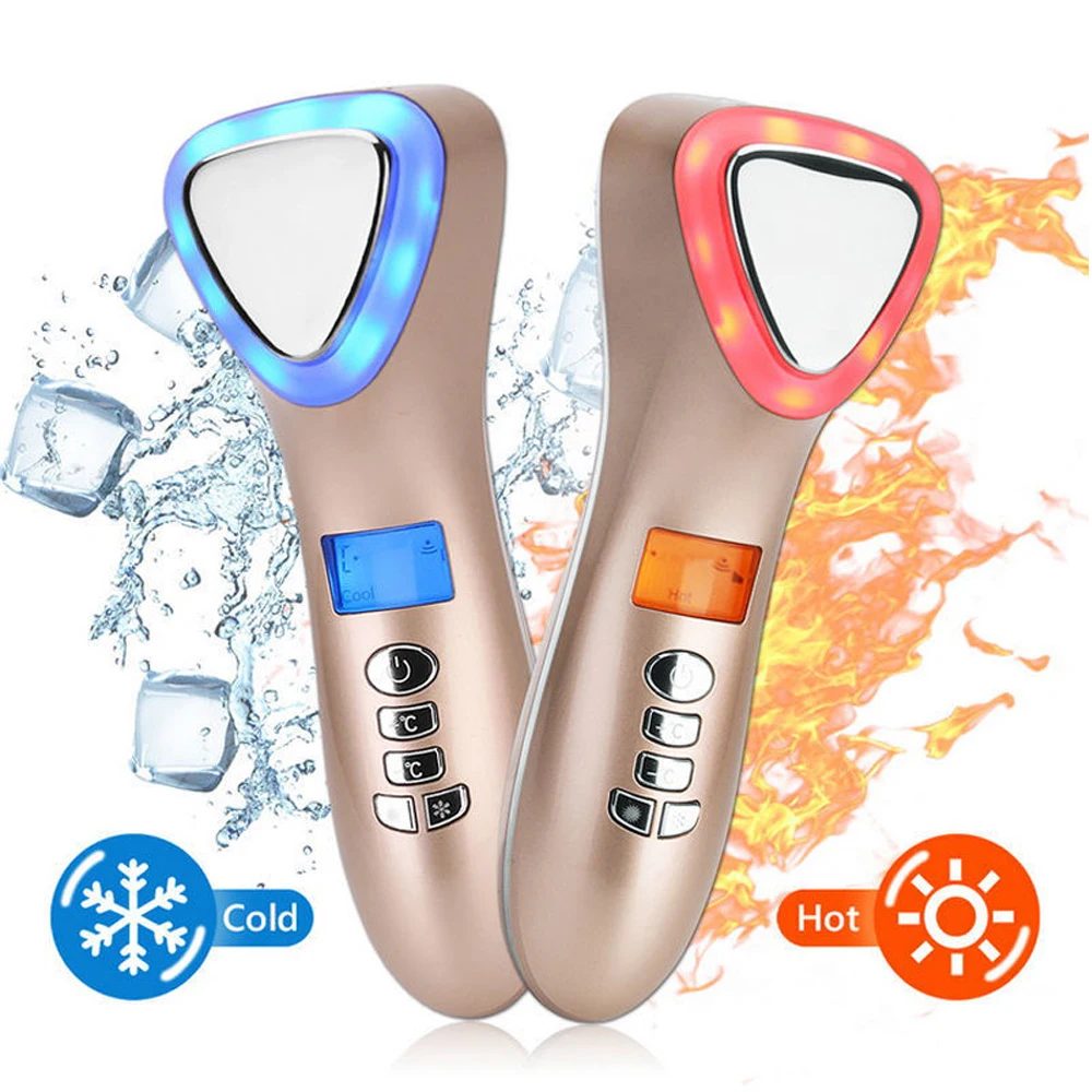 Korean Skin Care Products Beauty Machine Massager For Face Ice Compress And Hot Face Care Red Light Therapy Firm Anti-Wrinkle
Korean Skin Care Products Beauty Machine Massager For Face Ice Compress And Hot Face Care Red Light Therapy Firm Anti-Wrinkle