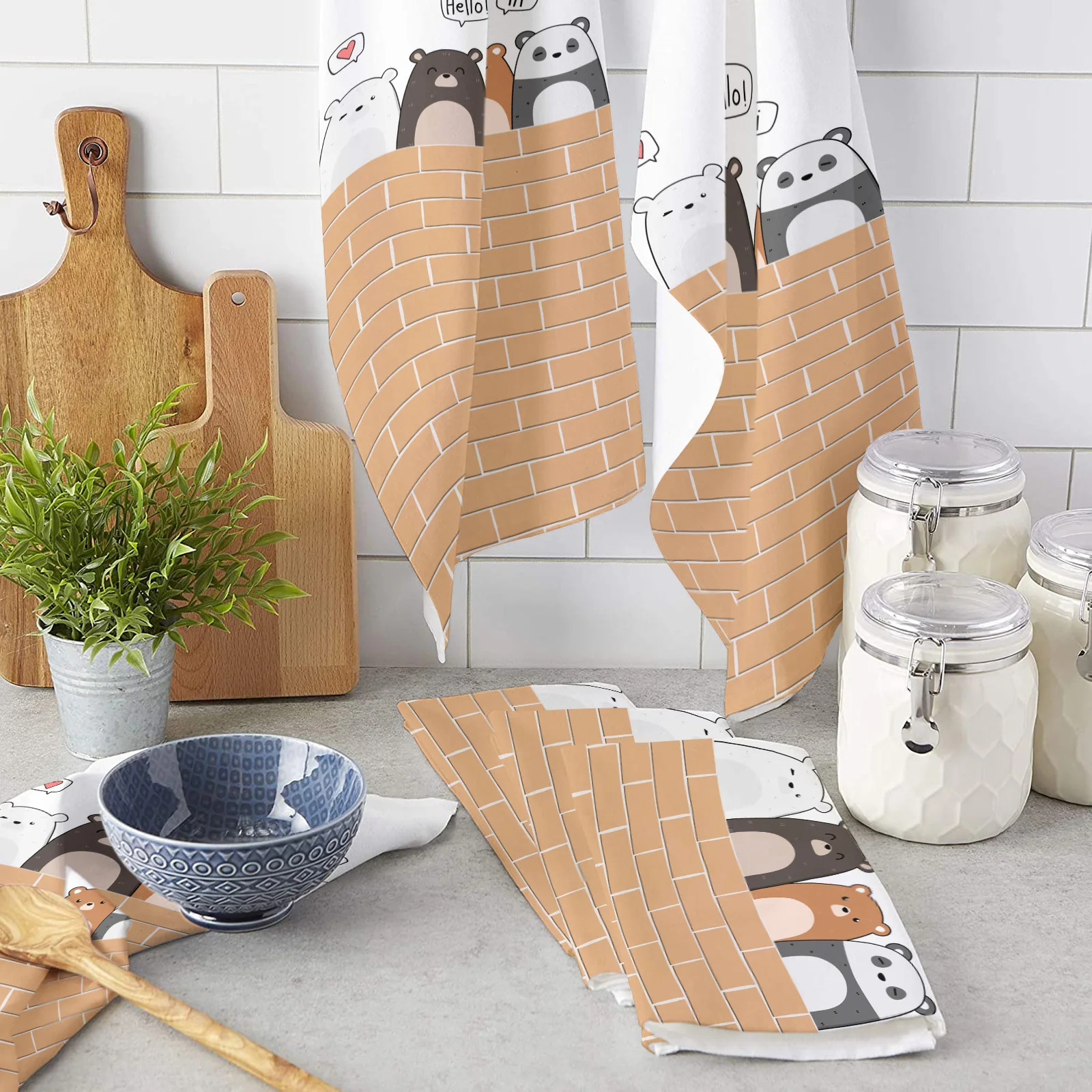 Bear Cute Cartoon Love Kitchen Towel Cleaning Cloth Microfiber Soft Household Super Absorbent Dish Washing Cloth
Bear Cute Cartoon Love Kitchen Towel Cleaning Cloth Microfiber Soft Household Super Absorbent Dish Washing Cloth