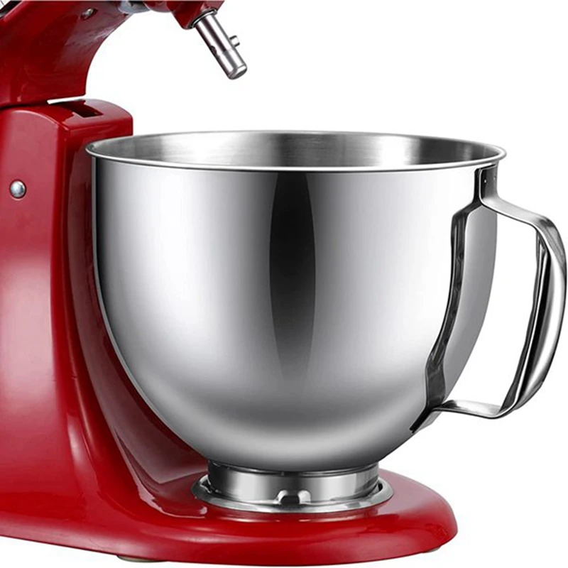 BMDT-2PCS Stainless Steel Bowl For Kitchenaid 4.5-5 Quart Tilt Head Stand Mixer For Kitchenaid Mixer Bowl Dishwasher Safe
BMDT-2PCS Stainless Steel Bowl For Kitchenaid 4.5-5 Quart Tilt Head Stand Mixer For Kitchenaid Mixer Bowl Dishwasher Safe