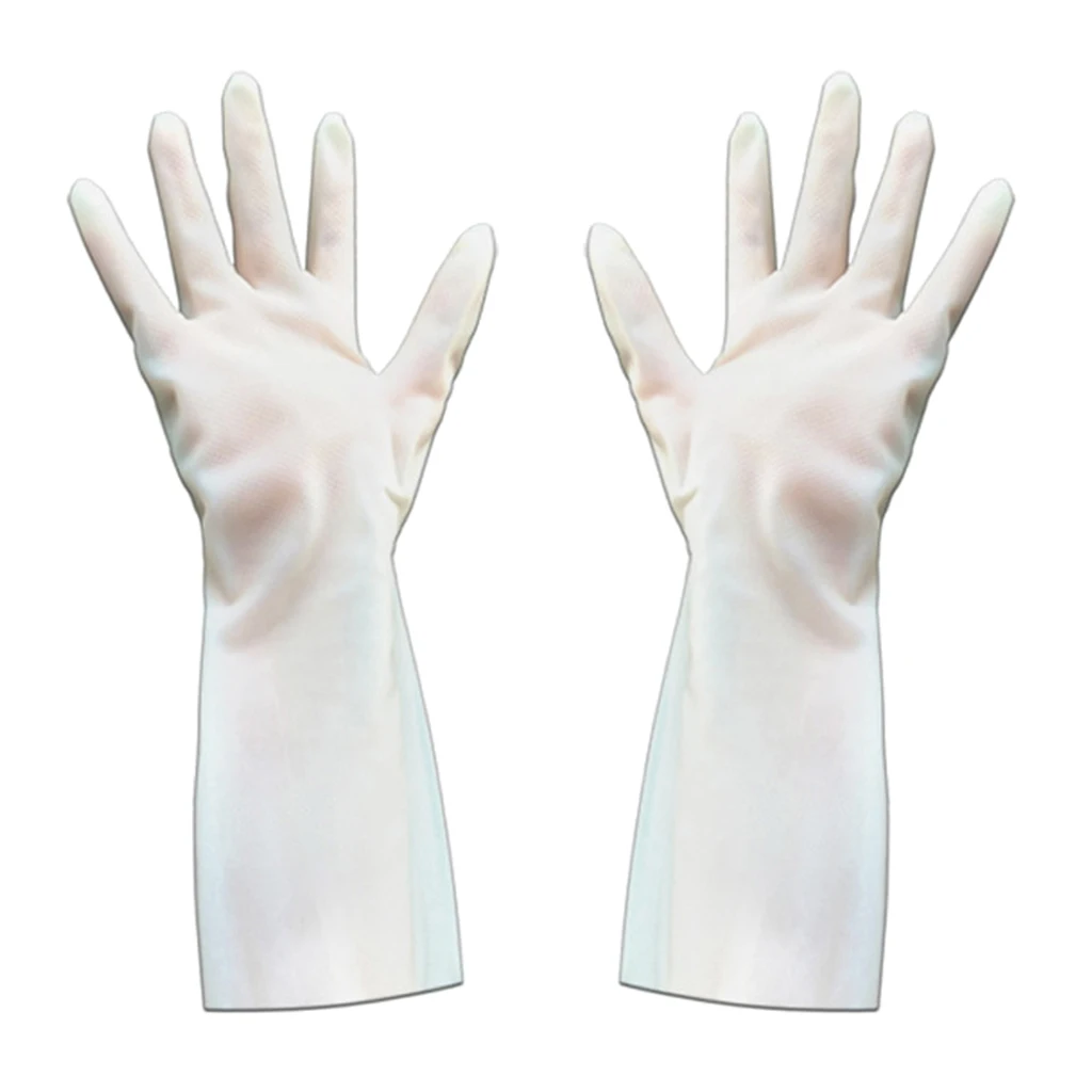

2 шт., Резиновые Нескользящие латексные перчатки для уборки дома