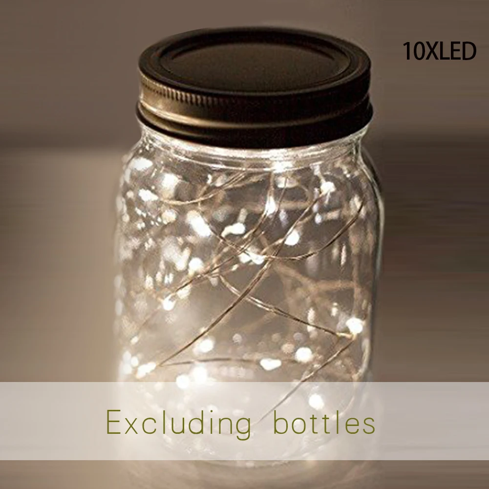 WOOPOWER LED Lamp, Solar Mason Cap Lamp Bottle Lamp for Party Christmas Holiday Decor
WOOPOWER LED Lamp, Solar Mason Cap Lamp Bottle Lamp for Party Christmas Holiday Decor