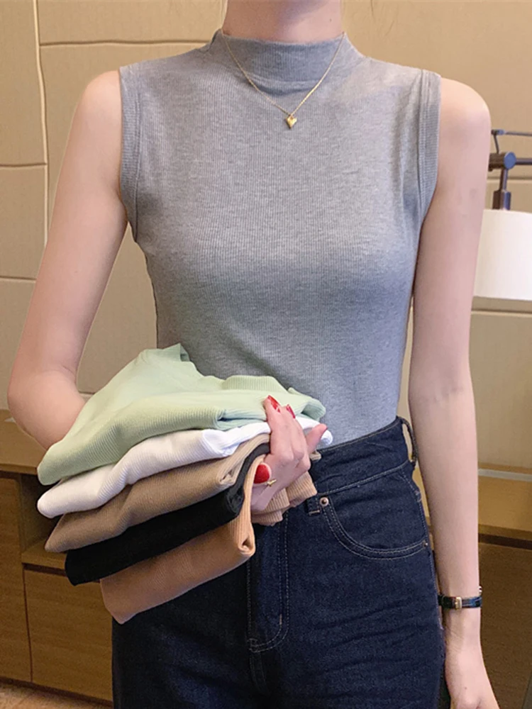 Women Basics Solid Tank Tops Casual Ribbed Knit Vest Sleeveless Corset Crop Top Y2k O-neck Camisole Femme Cropped Tank Camis
Women Basics Solid Tank Tops Casual Ribbed Knit Vest Sleeveless Corset Crop Top Y2k O-neck Camisole Femme Cropped Tank Camis