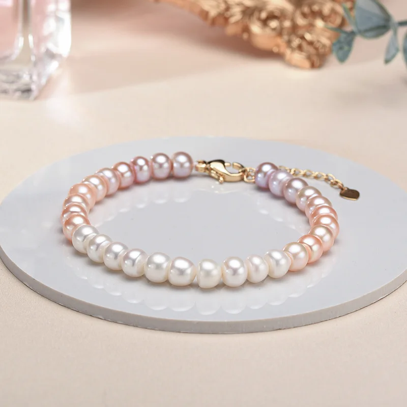Tanada Style 100% Real Freshwater Cultured Pearl Bracelet For Women Girl Gift Colorful Women Pearl Bracelet Jewelry Bracelets
Tanada Style 100% Real Freshwater Cultured Pearl Bracelet For Women Girl Gift Colorful Women Pearl Bracelet Jewelry Bracelets