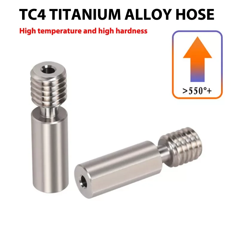 H2 Extruder Heat Break All Metal Titanium Alloy GRADE5 Heatbreak 3D Printer Parts For B1 Ender 3 V2.0 Upgrade Hotend Kits
H2 Extruder Heat Break All Metal Titanium Alloy GRADE5 Heatbreak 3D Printer Parts For B1 Ender 3 V2.0 Upgrade Hotend Kits
