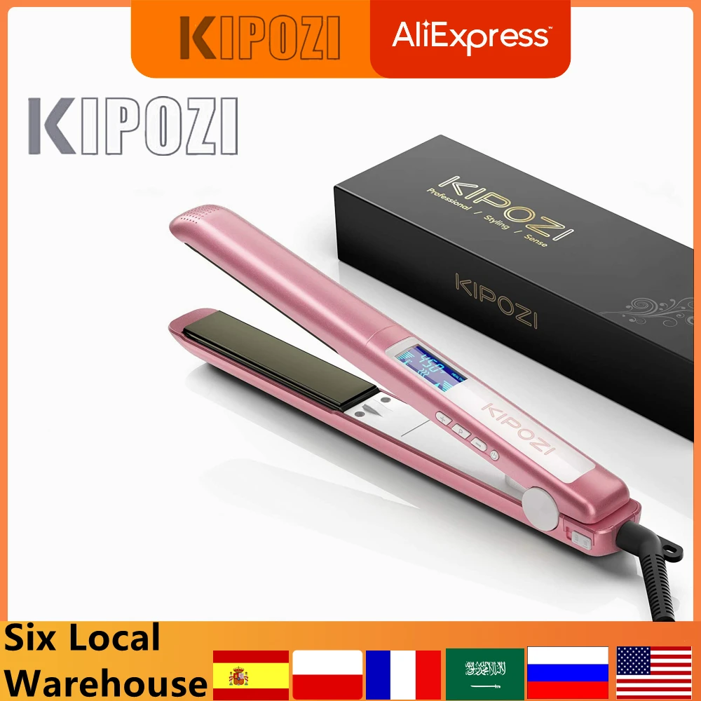 2022 KIPOZI Brand Professional Flat Iron Ceramic Curler Hair Straightener Fast Heating Iron with LCD display Worldwide Voltage
2022 KIPOZI Brand Professional Flat Iron Ceramic Curler Hair Straightener Fast Heating Iron with LCD display Worldwide Voltage