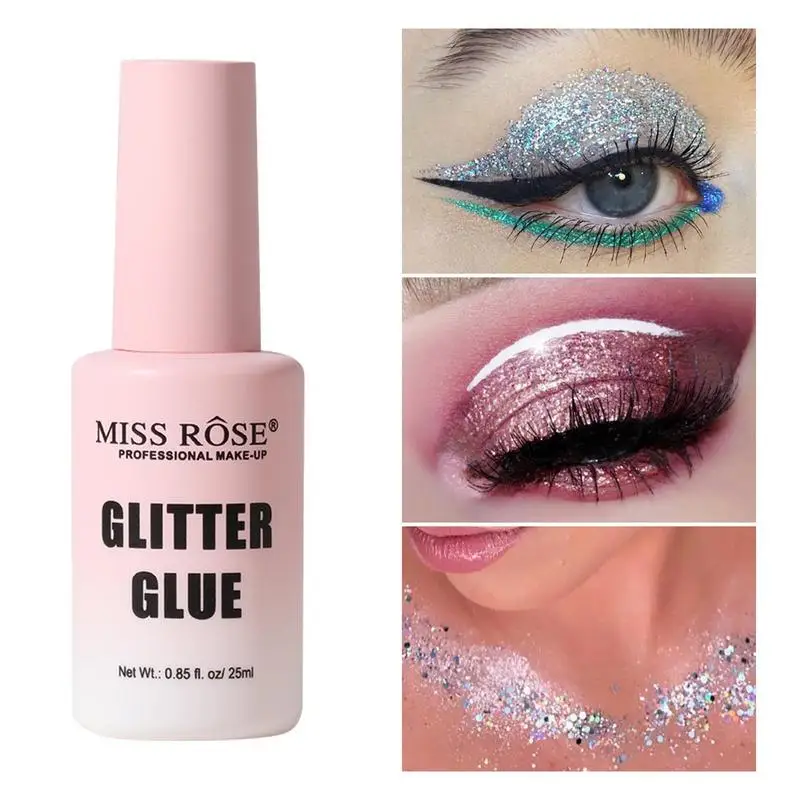 Facial Makeup Glitter Glue Waterproof Quick Drying Eyeshadow Glue Long-lasting Body Sequin Base Glue For Nightclub Party 
Facial Makeup Glitter Glue Waterproof Quick Drying Eyeshadow Glue Long-lasting Body Sequin Base Glue For Nightclub Party