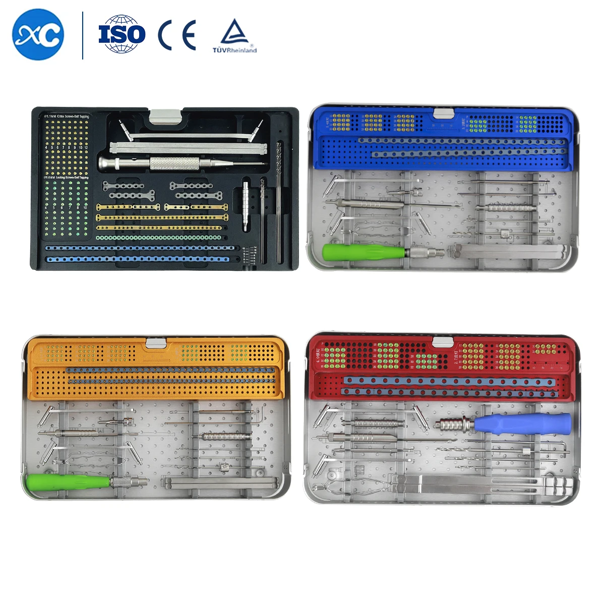 Veterinary Orthopedic Instruments Bone - ALPS 1.6/2.4/3.2/4.0 mm Reconstruction Locking Plates for Dogs and Cats
Veterinary Orthopedic Instruments Bone - ALPS 1.6/2.4/3.2/4.0 mm Reconstruction Locking Plates for Dogs and Cats