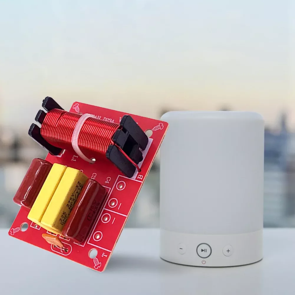 Frequency Divider Stereo Crossover WEAH-234 80W 2 Way Speaker Frequency Divider Audio Treble Bass Filter 
Frequency Divider Stereo Crossover WEAH-234 80W 2 Way Speaker Frequency Divider Audio Treble Bass Filter