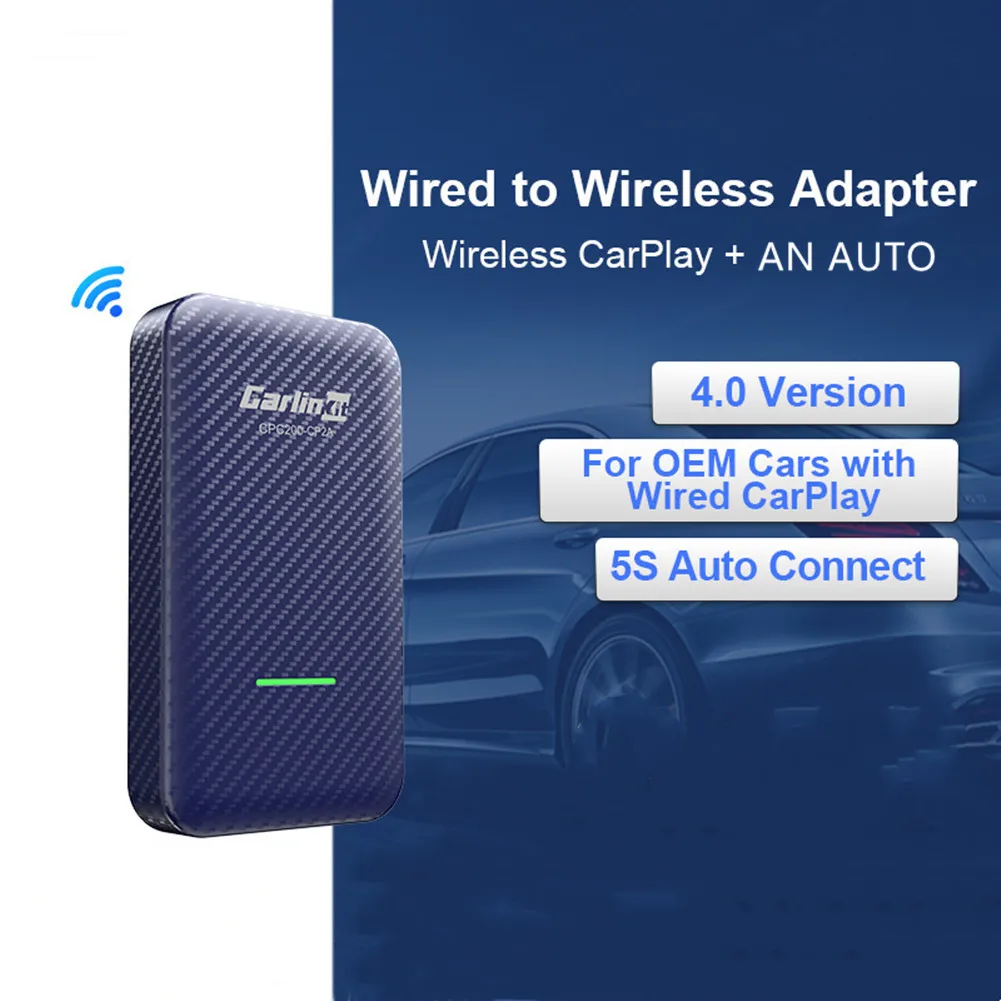 1X CarlinKit 4,0 CarPlay адаптер Поддержка беспроводного CarPlay/беспроводного автомобильного Wi-Fi с проводным CarPlay USB Plug And Play автозапчасти
1X CarlinKit 4,0 CarPlay адаптер Поддержка беспроводного CarPlay/беспроводного автомобильного Wi-Fi с проводным CarPlay USB Plug And Play автозапчасти