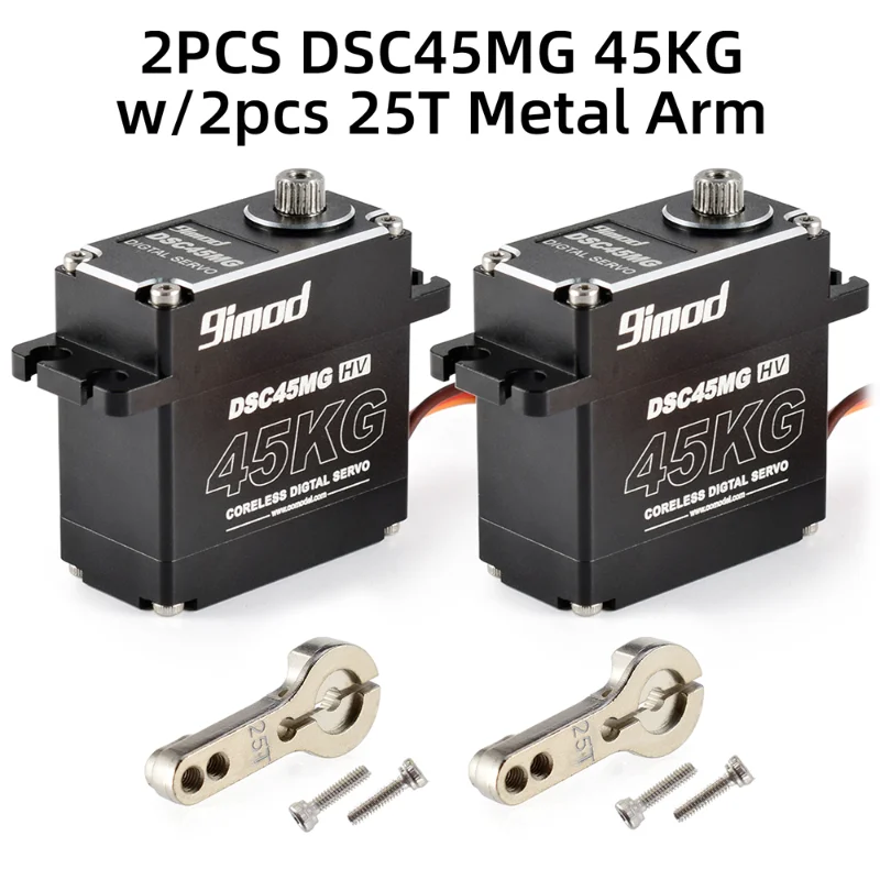 9imod Waterproof Servo DSC45MG 45KG 180 Degree Aluminum Case Digital Metal Gear HV Coreless Servo for RC Car Truck
9imod Waterproof Servo DSC45MG 45KG 180 Degree Aluminum Case Digital Metal Gear HV Coreless Servo for RC Car Truck