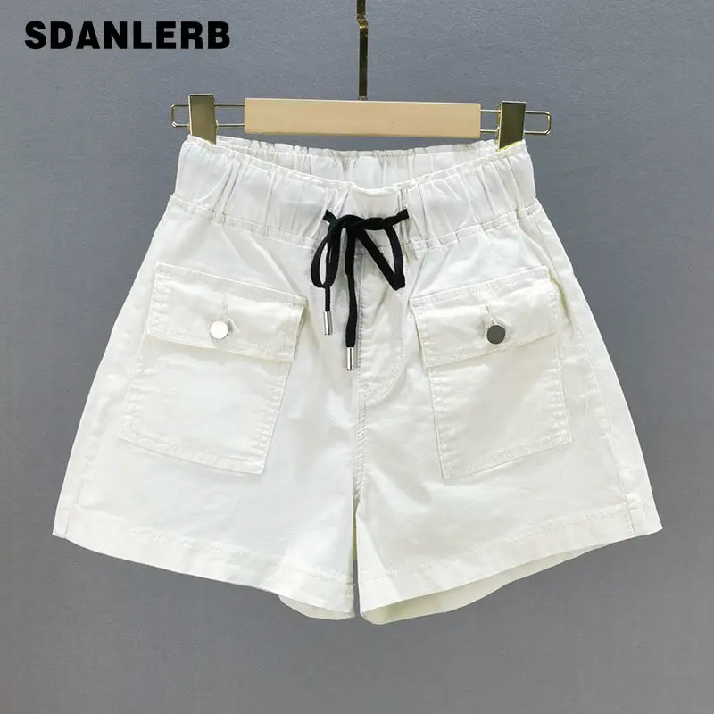 Denim Shorts Women's Thin 2021 Summer Solid Color Jeans New Tied High Waist Loose Elastic Slimming Casual Pants Hot Pants
Denim Shorts Women's Thin 2021 Summer Solid Color Jeans New Tied High Waist Loose Elastic Slimming Casual Pants Hot Pants