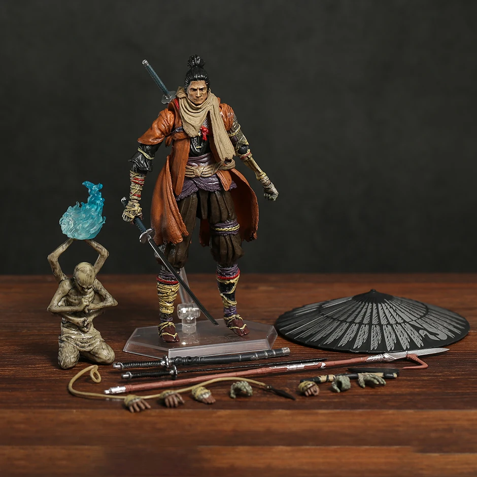 

Figma 483-DX тени Die Two Sekiro Модель Фигурки игрушки экшн-фигурки