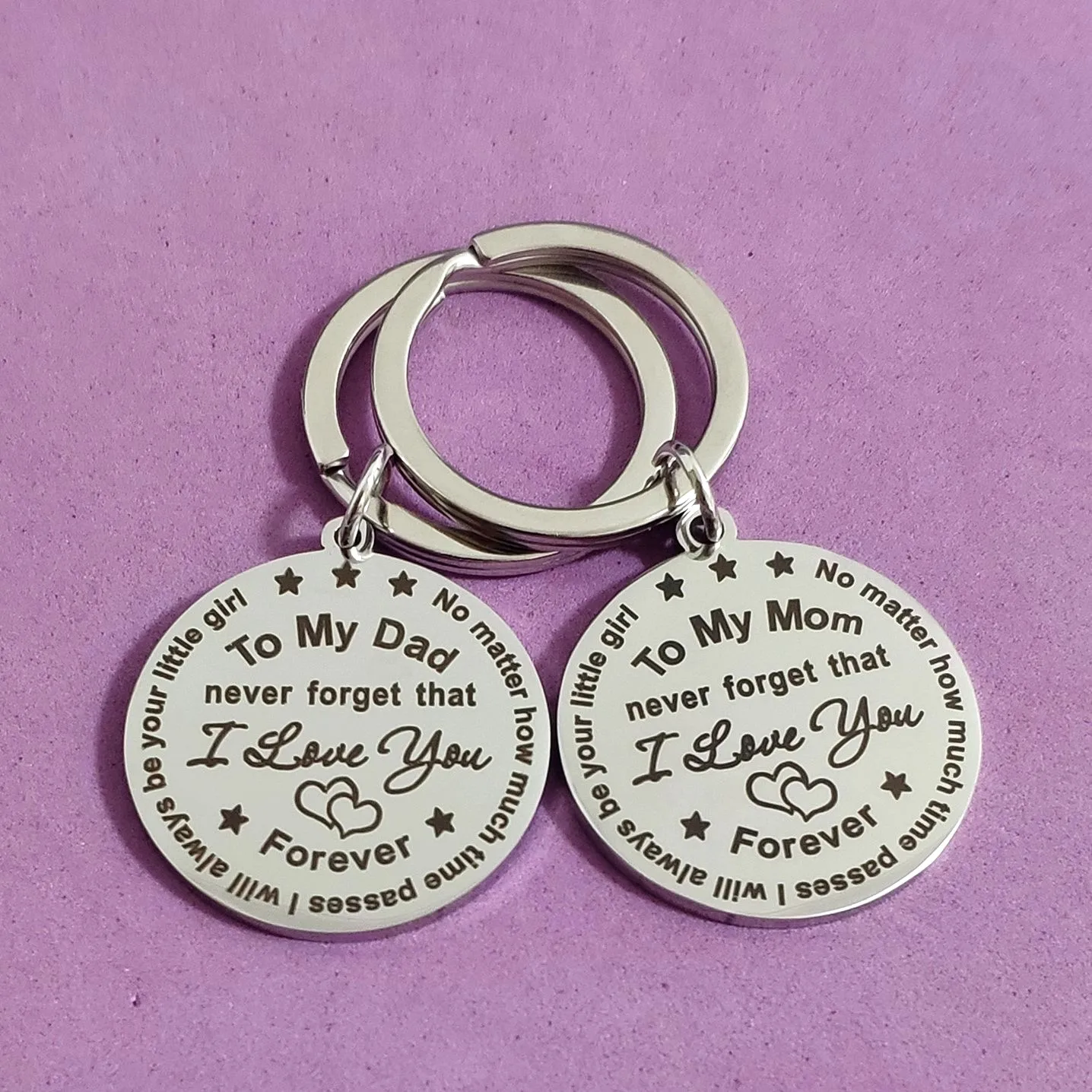 Keychain for Car Keys Stainless Steel Keyring Mother's Day Thanksgiving Gift Birthday Be Your Girl Creative to Dad Mom Carabiner
Keychain for Car Keys Stainless Steel Keyring Mother's Day Thanksgiving Gift Birthday Be Your Girl Creative to Dad Mom Carabiner