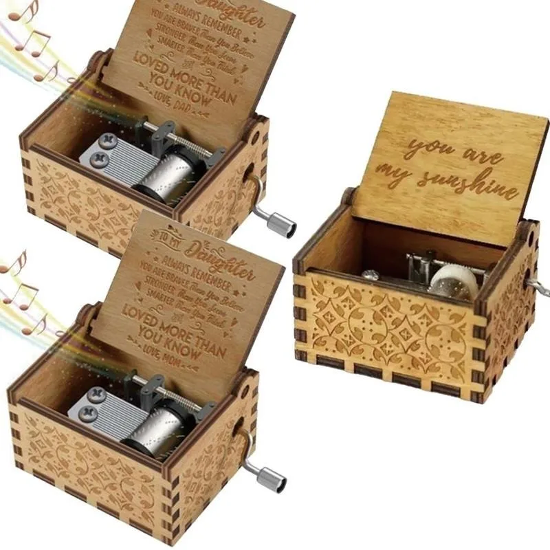 Wooden Hand-cranked Music Box Wooden Music Box Music Box Christmas Gift Birthday Gift Party Hand Music Support Wholesale
Wooden Hand-cranked Music Box Wooden Music Box Music Box Christmas Gift Birthday Gift Party Hand Music Support Wholesale