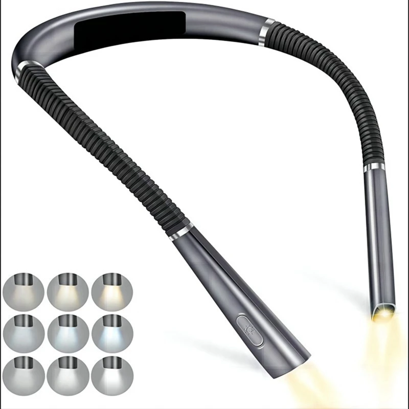 Neck Reading Lamp Book, Rechargeable LED Book Lamp For Reading In Bed, 3 Colour Eye Protection Modes
Neck Reading Lamp Book, Rechargeable LED Book Lamp For Reading In Bed, 3 Colour Eye Protection Modes