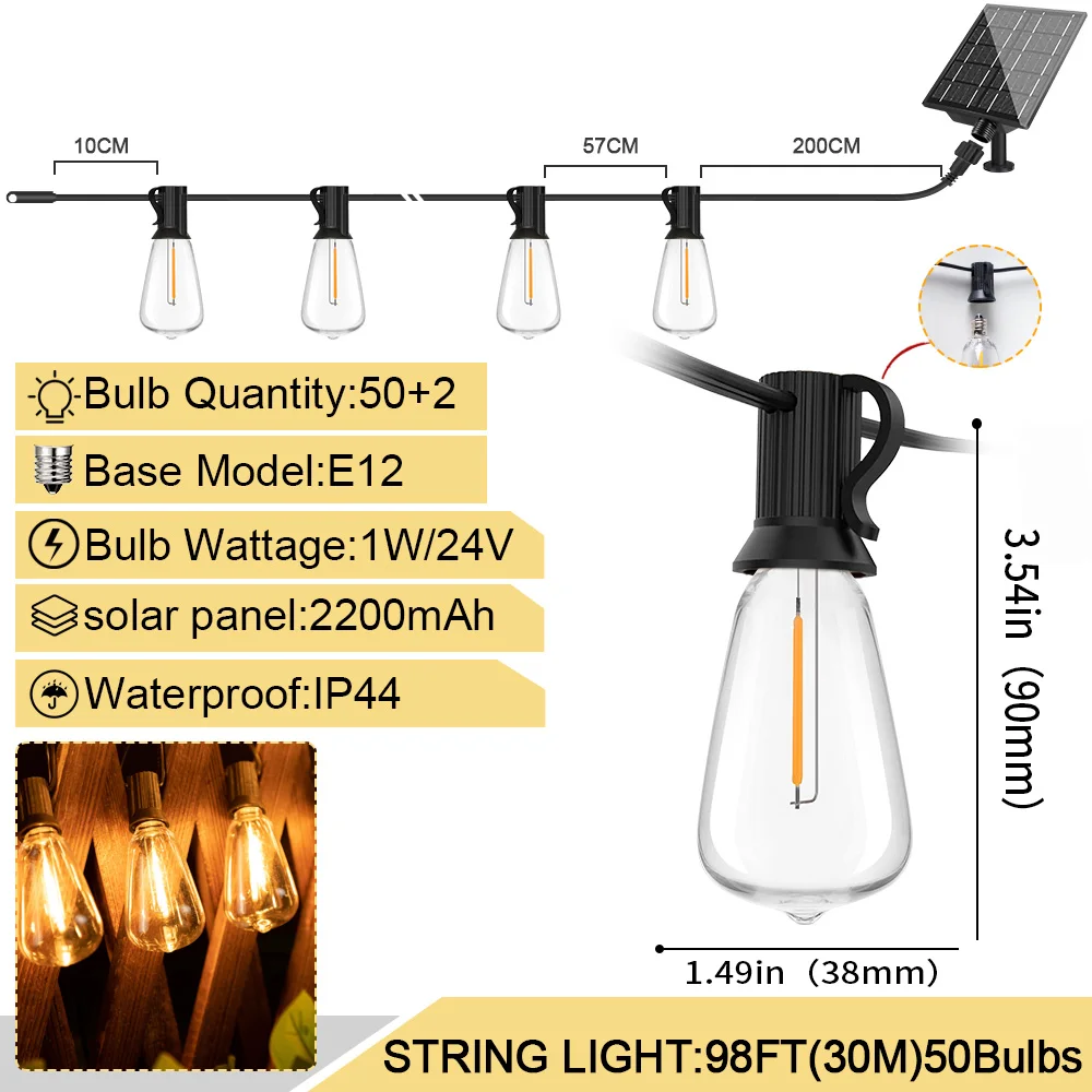 Солнечная гирлянда Grensk ST38 24В 7.6/10/15/18/30 м
Солнечная гирлянда Grensk ST38 24В 7.6/10/15/18/30 м