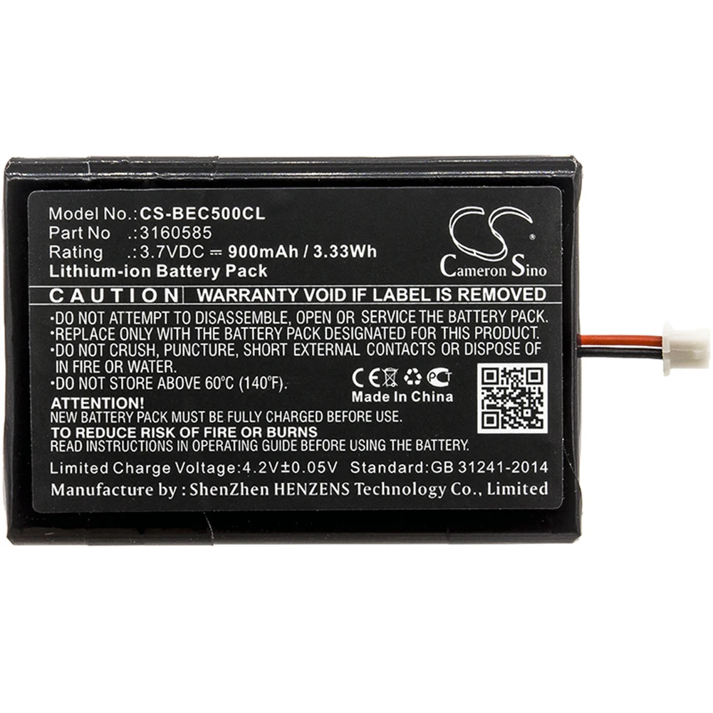 Cameron Sino 900mA Battery for Bang & Olufsen Beocom 5 3160585 
Cameron Sino 900mA Battery for Bang & Olufsen Beocom 5 3160585