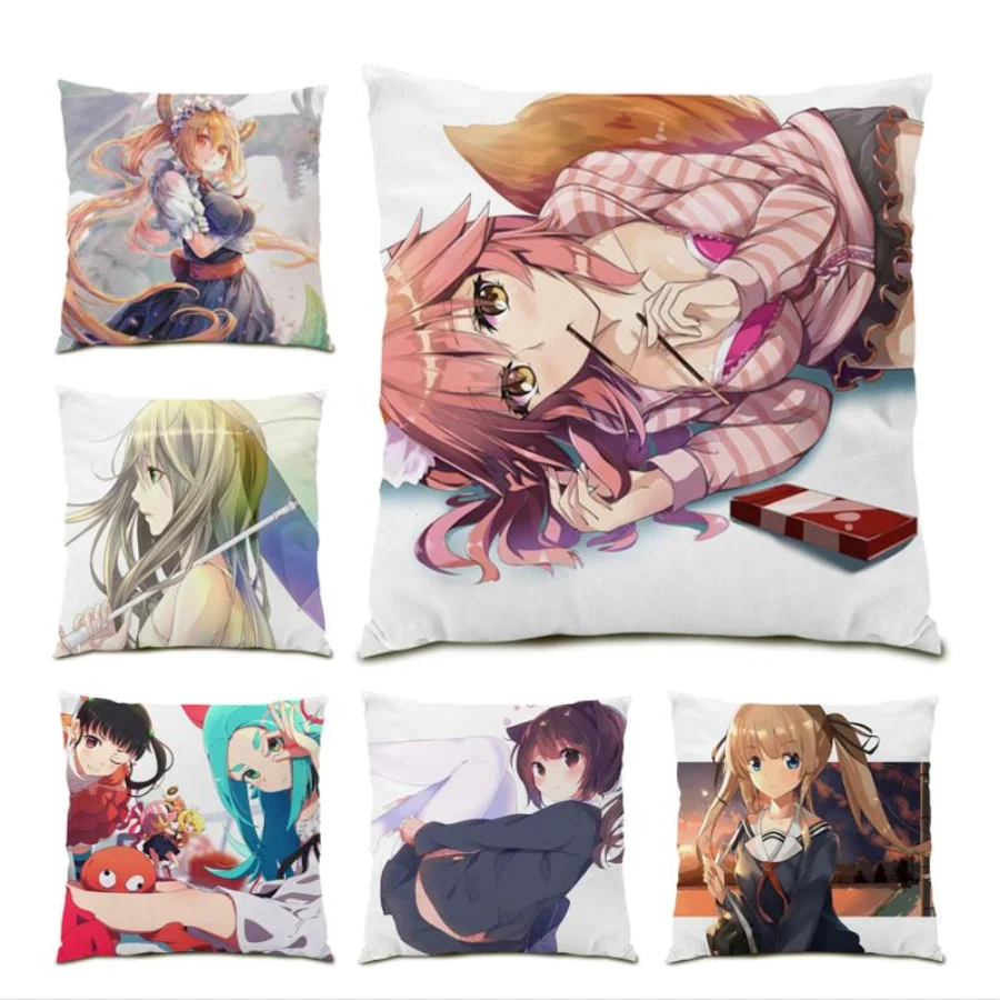 Pillow Cover Japanese Living Room Decoration Cartoon Cute Cushion Cover 45x45 Kawaii Poster Anime Home Decor Gift Bed E0661
Pillow Cover Japanese Living Room Decoration Cartoon Cute Cushion Cover 45x45 Kawaii Poster Anime Home Decor Gift Bed E0661