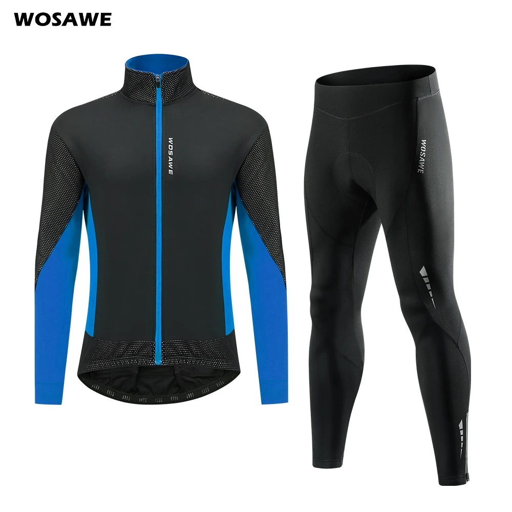 WOSAWE Winter Thermal Fleece Set Cycling Clothes Men's Jersey Suit Sport Riding Bike MTB Clothing Pants Warm Sets Ropa Ciclismo
WOSAWE Winter Thermal Fleece Set Cycling Clothes Men's Jersey Suit Sport Riding Bike MTB Clothing Pants Warm Sets Ropa Ciclismo