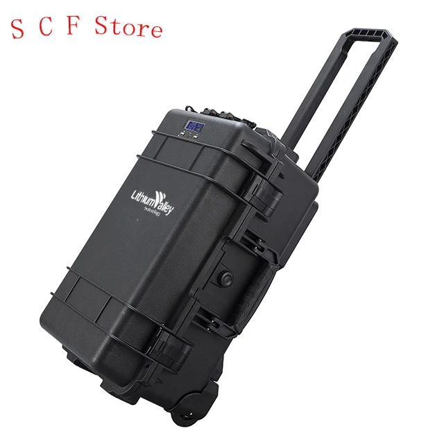New Factory Price 2000W Trolley Type Portable Solar Power Generator System Lifepo4 Battery 24V100AH For Outdoor Camping/Military
New Factory Price 2000W Trolley Type Portable Solar Power Generator System Lifepo4 Battery 24V100AH For Outdoor Camping/Military