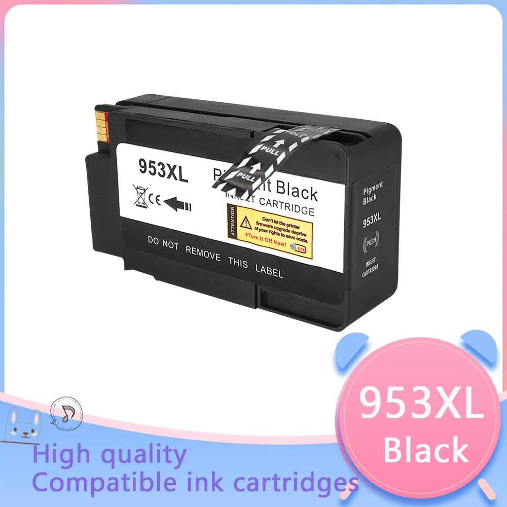 Black 953XL Ink Cartridges Replacement for HP 953 XL Compatible with HP Officejet Pro 7720 7730 7740 8710 8715 8718 8720 Peinter
Black 953XL Ink Cartridges Replacement for HP 953 XL Compatible with HP Officejet Pro 7720 7730 7740 8710 8715 8718 8720 Peinter
