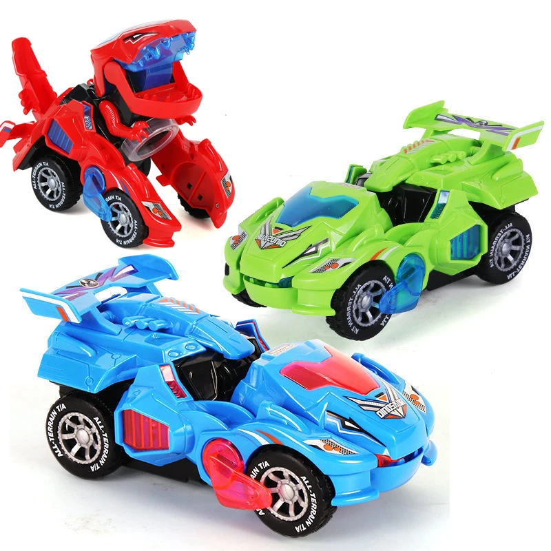 LED Dinosaur Transformation Car Toy Transforming Dinosaur Car Toys 2 in 1 Transformer Dinosaur Toy with Music Light Gift for Kid
LED Dinosaur Transformation Car Toy Transforming Dinosaur Car Toys 2 in 1 Transformer Dinosaur Toy with Music Light Gift for Kid