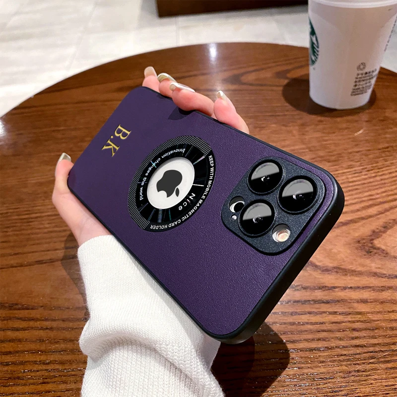 For Magsafe Luxury Logo Hole Leather Case for iPhone 11 12 13 14 Pro Max Personalised Customized Name Initials Letter Cover 14
For Magsafe Luxury Logo Hole Leather Case for iPhone 11 12 13 14 Pro Max Personalised Customized Name Initials Letter Cover 14