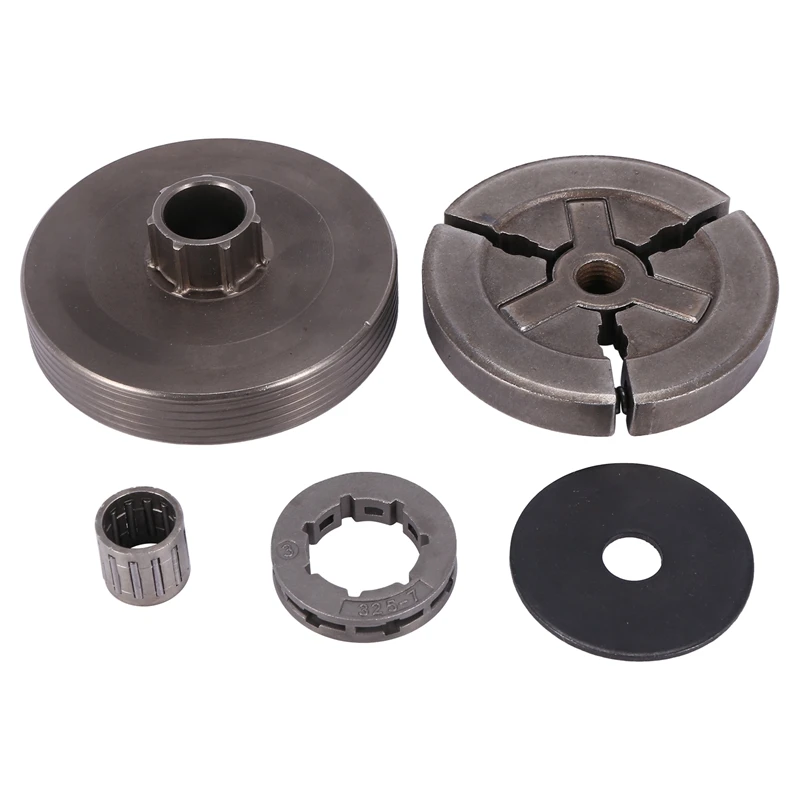 Clutch Drum & Clutch & Sprocket Rim & Needle Bearing Fit For Chinese Chainsaw 4500 5200 5800
Clutch Drum & Clutch & Sprocket Rim & Needle Bearing Fit For Chinese Chainsaw 4500 5200 5800