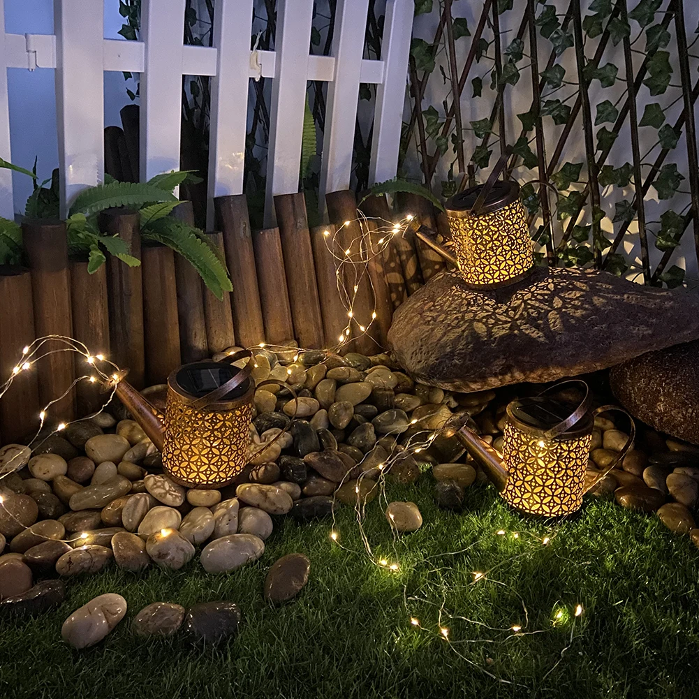 Solar Garden Hollow Out Lights Outdoor Waterproof Metal Watering Can Sprinkles Fairy Light for Patio Yard Balcony
Solar Garden Hollow Out Lights Outdoor Waterproof Metal Watering Can Sprinkles Fairy Light for Patio Yard Balcony