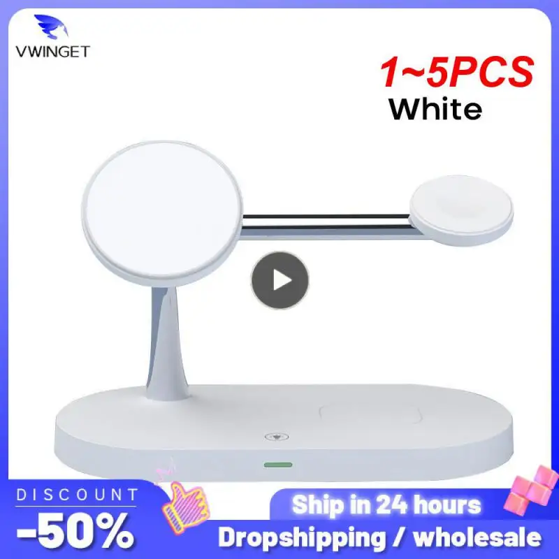 1~5PCS in 1 Magnetic Wireless Charger Stand For iPhone 14 13 12 Max Apple Watch 8 7 Airpods Induction USB Fast Charging
1~5PCS in 1 Magnetic Wireless Charger Stand For iPhone 14 13 12 Max Apple Watch 8 7 Airpods Induction USB Fast Charging