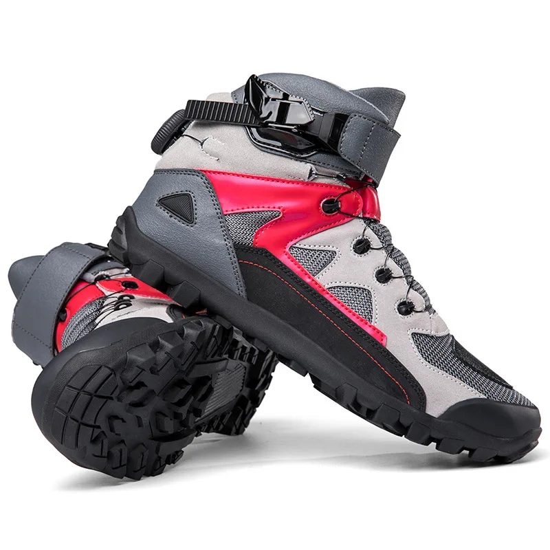 Latest Motorcycle Boots Wear-resisting Motorcyclist Shoes Cow Leather Professional Moto Riding Boots Non-slip Rubber Sole
Latest Motorcycle Boots Wear-resisting Motorcyclist Shoes Cow Leather Professional Moto Riding Boots Non-slip Rubber Sole