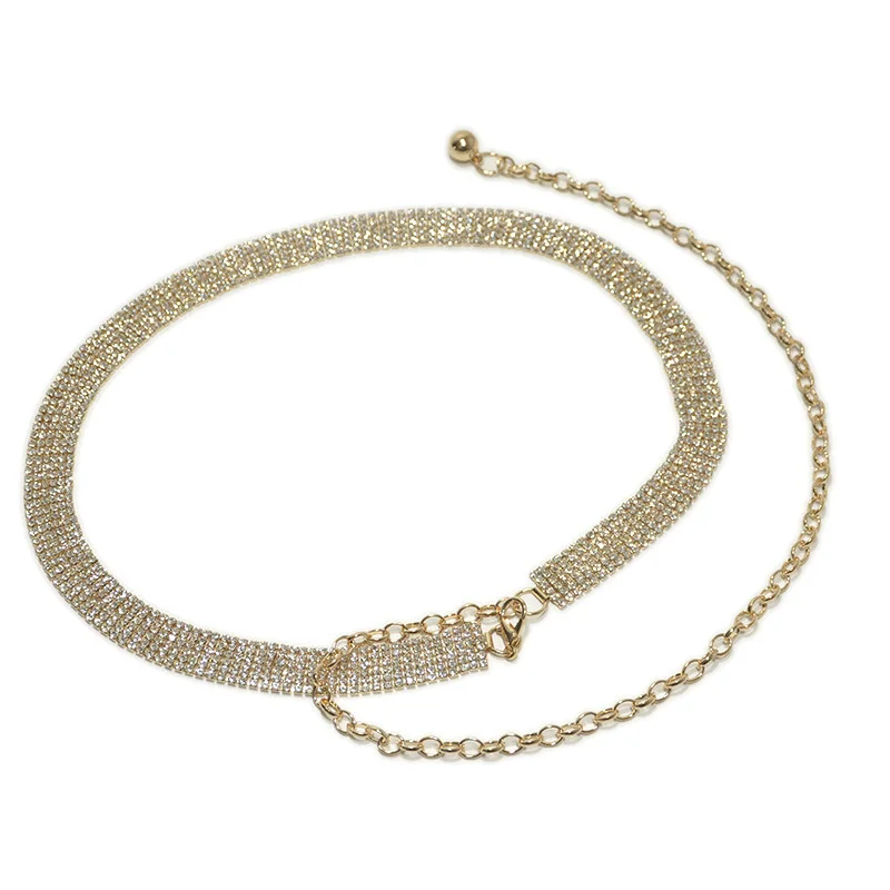 Womens Belt Rhinestone Waist Chain Waistband Decoration Gift For Dress Skirt Party
Womens Belt Rhinestone Waist Chain Waistband Decoration Gift For Dress Skirt Party
