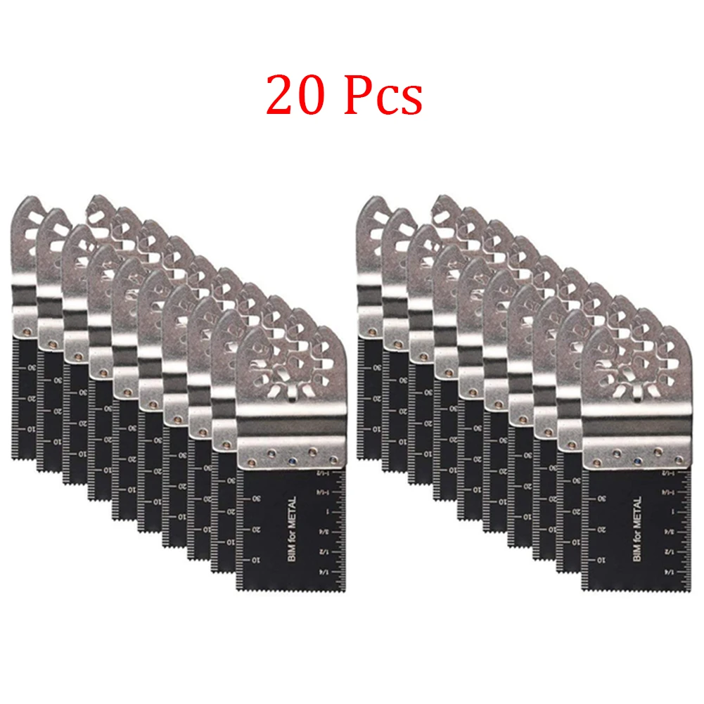 20pcs 34mm Oscillating Saw Blades Kit Carbon Steel Cutter DIY Bi-Metal Multi Tool 34mm Width Power Tools Accessories
20pcs 34mm Oscillating Saw Blades Kit Carbon Steel Cutter DIY Bi-Metal Multi Tool 34mm Width Power Tools Accessories
