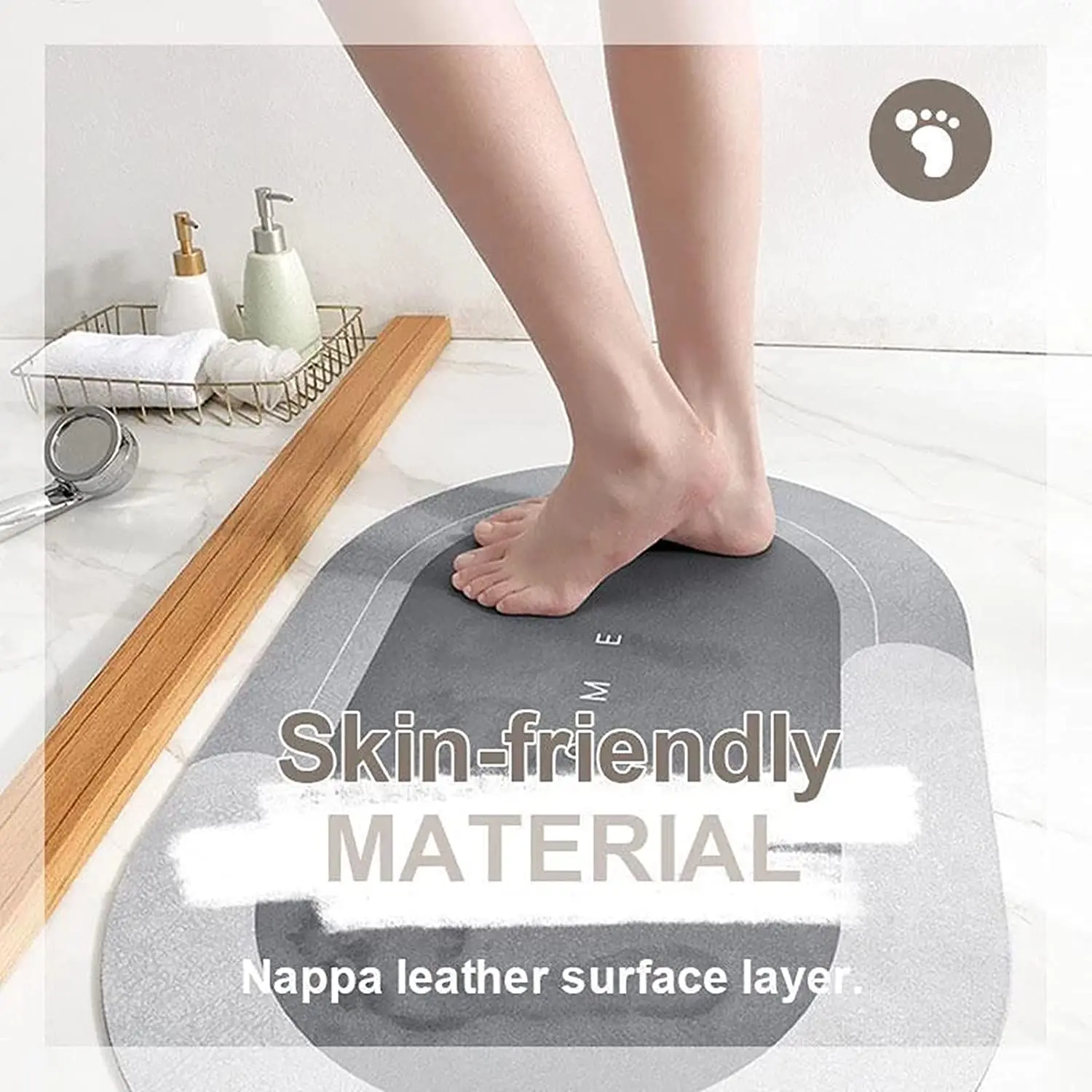 40*60CM Super Absorbent Quick Dry Bathroom Bath Mat Non-Slip Floor Rug Washable Diatom Mud Doormat Carpet Soft Foot Mat for Home
40*60CM Super Absorbent Quick Dry Bathroom Bath Mat Non-Slip Floor Rug Washable Diatom Mud Doormat Carpet Soft Foot Mat for Home