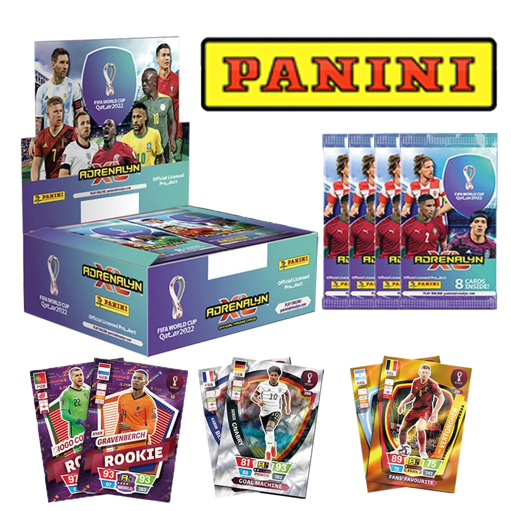 2022 Panini, Футбольная звезда, карточная коробка, Катар, Чемпионат мира по футболу, коллекция звезд по футболу, Месси налду, Кевин Неймар, огранич...
2022 Panini, Футбольная звезда, карточная коробка, Катар, Чемпионат мира по футболу, коллекция звезд по футболу, Месси налду, Кевин Неймар, огранич...