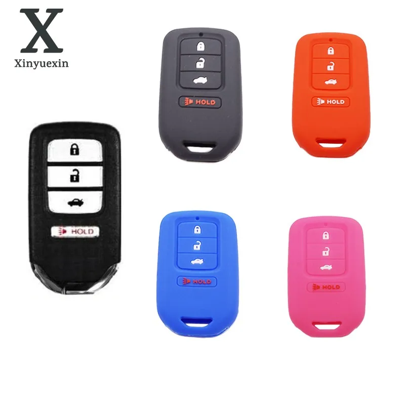 Силиконовый защитный чехол Xinyuexin для Honda Accord Civic Pilot CRV HRV EX EXL, безключевой держатель с дистанционным управлением
Силиконовый защитный чехол Xinyuexin для Honda Accord Civic Pilot CRV HRV EX EXL, безключевой держатель с дистанционным управлением