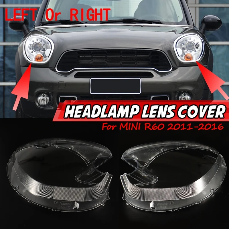 For-BMW MINI R60 2011 2012 2013 - 2016 Side Car Headlight Lens Cover Headlamp Transparent Lampshade Shell Glass
For-BMW MINI R60 2011 2012 2013 - 2016 Side Car Headlight Lens Cover Headlamp Transparent Lampshade Shell Glass
