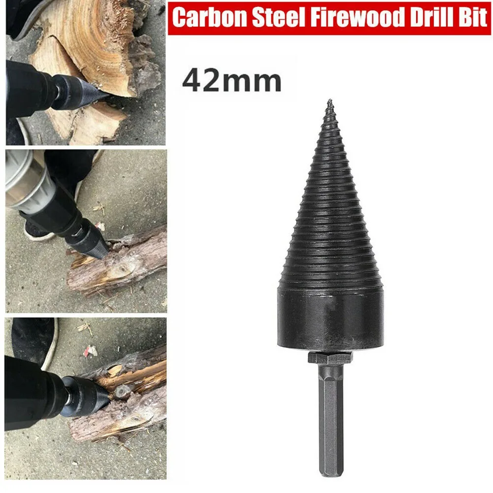 42mm Wood Splitter Drill Bit High Carbon Steel Hex Shank Wood Split Cone Drill Bit Wood Splitter Cone Driver Drill Tool
42mm Wood Splitter Drill Bit High Carbon Steel Hex Shank Wood Split Cone Drill Bit Wood Splitter Cone Driver Drill Tool