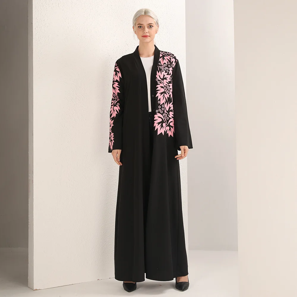 Open Abaya Spring Summer Muslim Fashion Islamic Dress Abaya Woman Black Casual Kaftan Abaya with Sashes Ramadan Prayer Clothes
Open Abaya Spring Summer Muslim Fashion Islamic Dress Abaya Woman Black Casual Kaftan Abaya with Sashes Ramadan Prayer Clothes