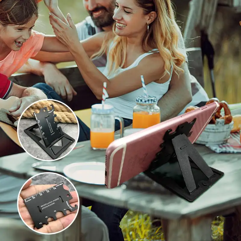 10 In 1 Multi-function Tool Card Stainless Steel Outdoors Camping Edc Tool Multifunctional Mobile Phone Holder
10 In 1 Multi-function Tool Card Stainless Steel Outdoors Camping Edc Tool Multifunctional Mobile Phone Holder
