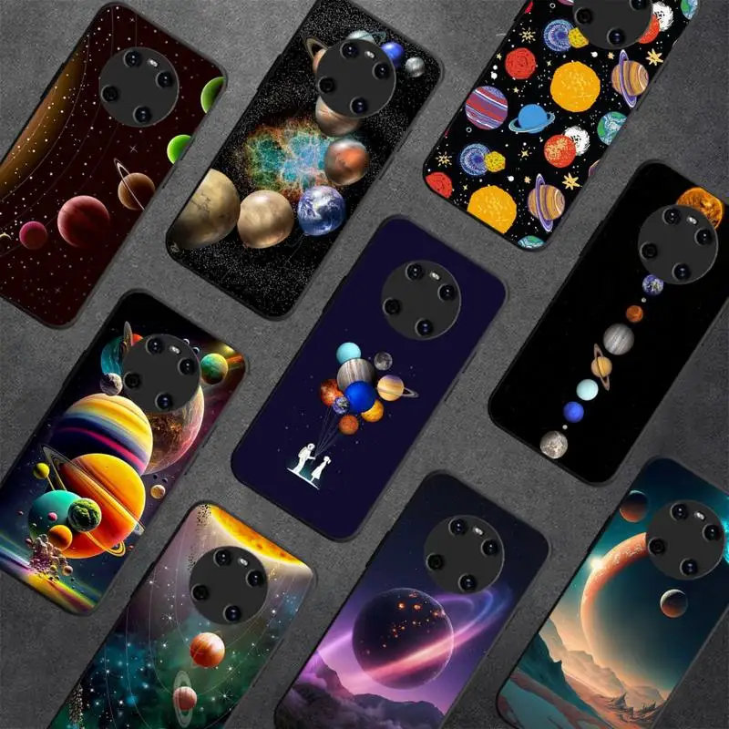 

Sky Space planet Moon stars Phone Case For Huawei Y9 6 7 5 Prime Enjoy 7s 7 8 plus 7a 9e 9plus 8E Lite Psmart Shell