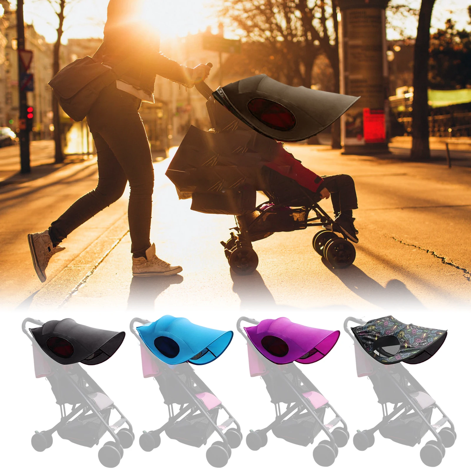 Universal Pram Canopy For Baby Stroller Adjustable Foldable Stroller Cover Sun Uv Protection Breathable Stroller Blackout Cover
Universal Pram Canopy For Baby Stroller Adjustable Foldable Stroller Cover Sun Uv Protection Breathable Stroller Blackout Cover