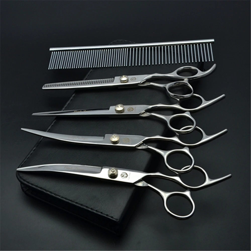 Curved 6 Grooming Shears Scissors Scissors Of Thinning Pet Dog Scissors Japan Purple Straight Shears Stainless Tools Set
Curved 6 Grooming Shears Scissors Scissors Of Thinning Pet Dog Scissors Japan Purple Straight Shears Stainless Tools Set