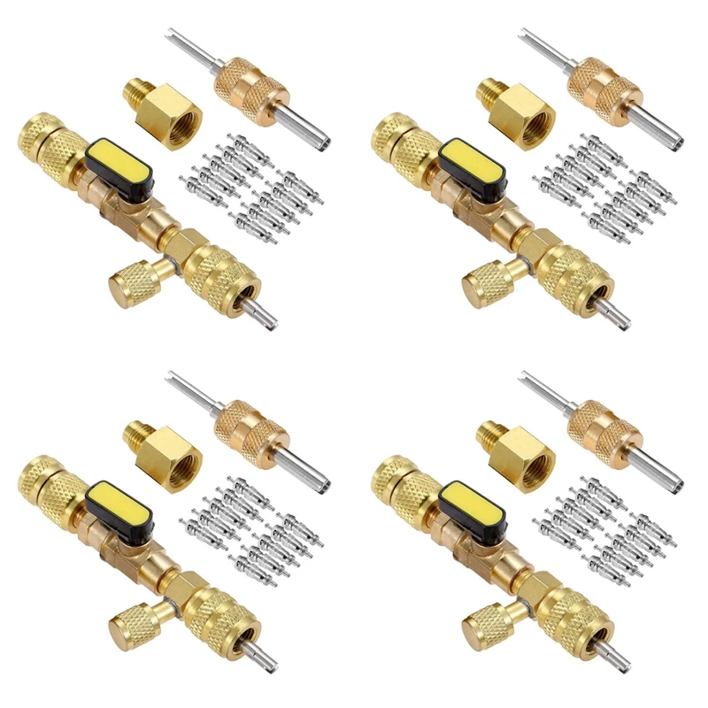4X R410A R22 Valve Core Remover Installer Tool With Dual Size SAE 1/4 & 5/16 Port For R404A R407C R134A R12 R32
4X R410A R22 Valve Core Remover Installer Tool With Dual Size SAE 1/4 & 5/16 Port For R404A R407C R134A R12 R32