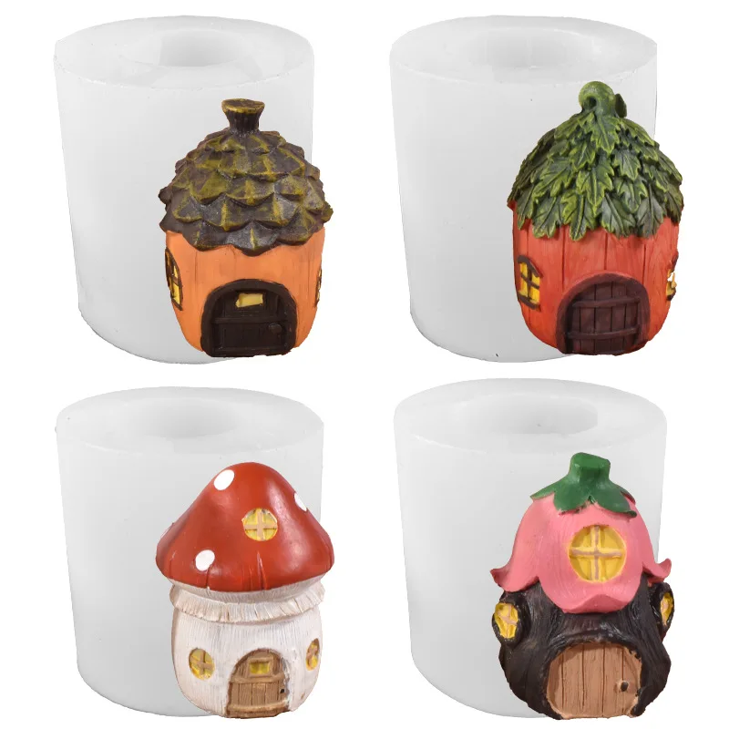 Plant House Cake Decorating Silicone Mould Ornaments DIY Candle Mushroom Flower Pine House Resin Plaster Mold Baking Chocolate
Plant House Cake Decorating Silicone Mould Ornaments DIY Candle Mushroom Flower Pine House Resin Plaster Mold Baking Chocolate