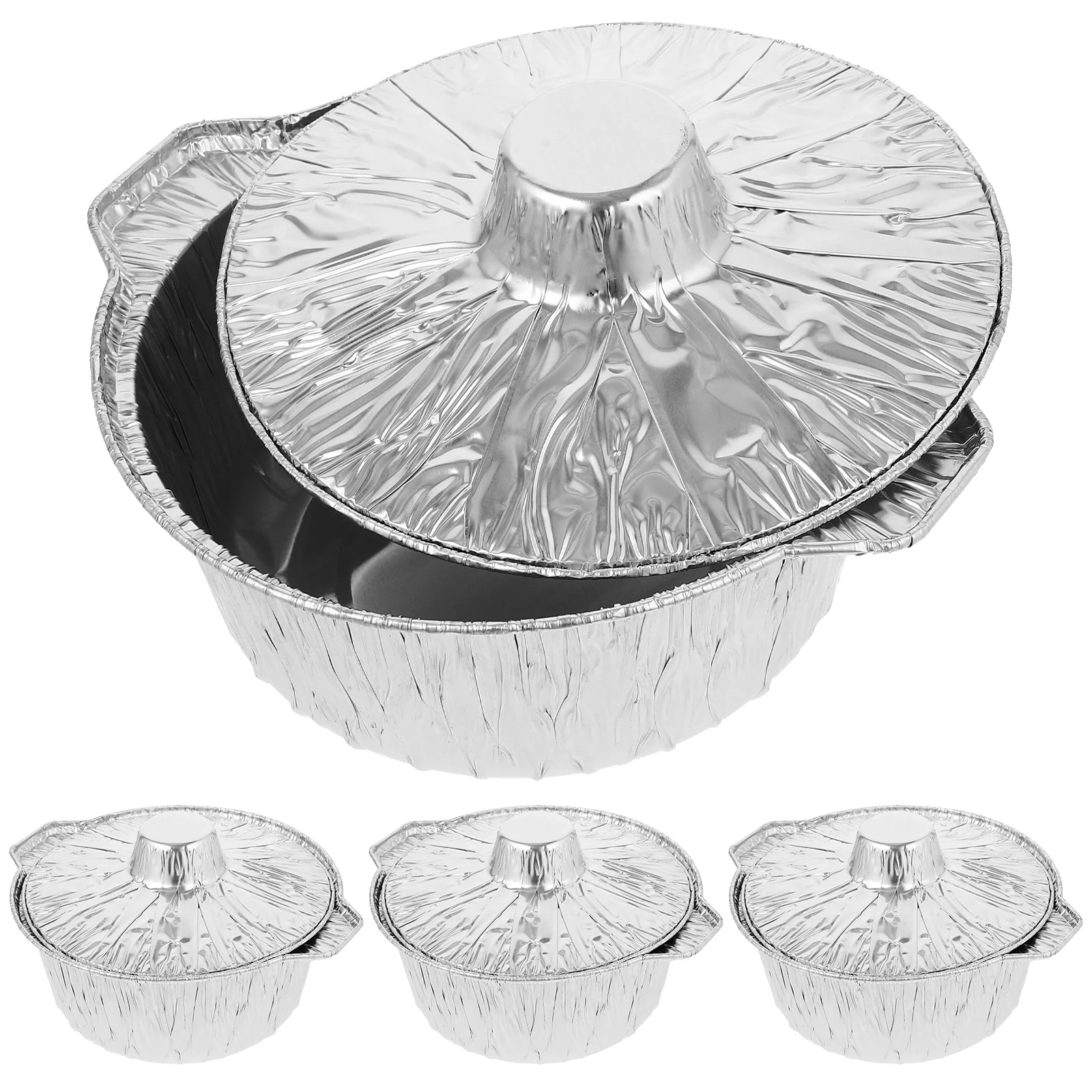 Aluminum Round Foil Pan 6Pcs Disposable Food Container Lid Pie Tin Tart Pan Plates Baking Foil Pan Tinfoil Camping Pot Prepping
Aluminum Round Foil Pan 6Pcs Disposable Food Container Lid Pie Tin Tart Pan Plates Baking Foil Pan Tinfoil Camping Pot Prepping