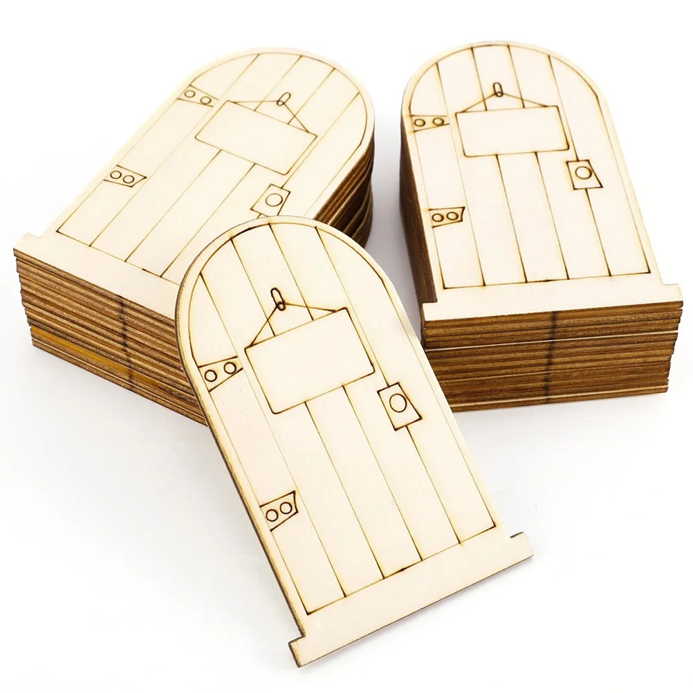 25pcs Unpainted Fairy Doors Miniature Wooden Door Unfinished Fairy Door Door Shape Wooden Pieces for DIY Crafts
25pcs Unpainted Fairy Doors Miniature Wooden Door Unfinished Fairy Door Door Shape Wooden Pieces for DIY Crafts