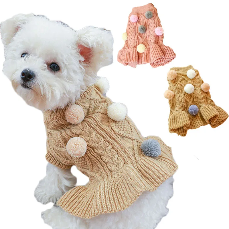 Twist Dog Knitted Sweater Pet Clothes Autumn Winter Pet Knitting Dress Coat Jumpers For Small Dogs Chihuahua Yorkie Pets Outfits
Twist Dog Knitted Sweater Pet Clothes Autumn Winter Pet Knitting Dress Coat Jumpers For Small Dogs Chihuahua Yorkie Pets Outfits